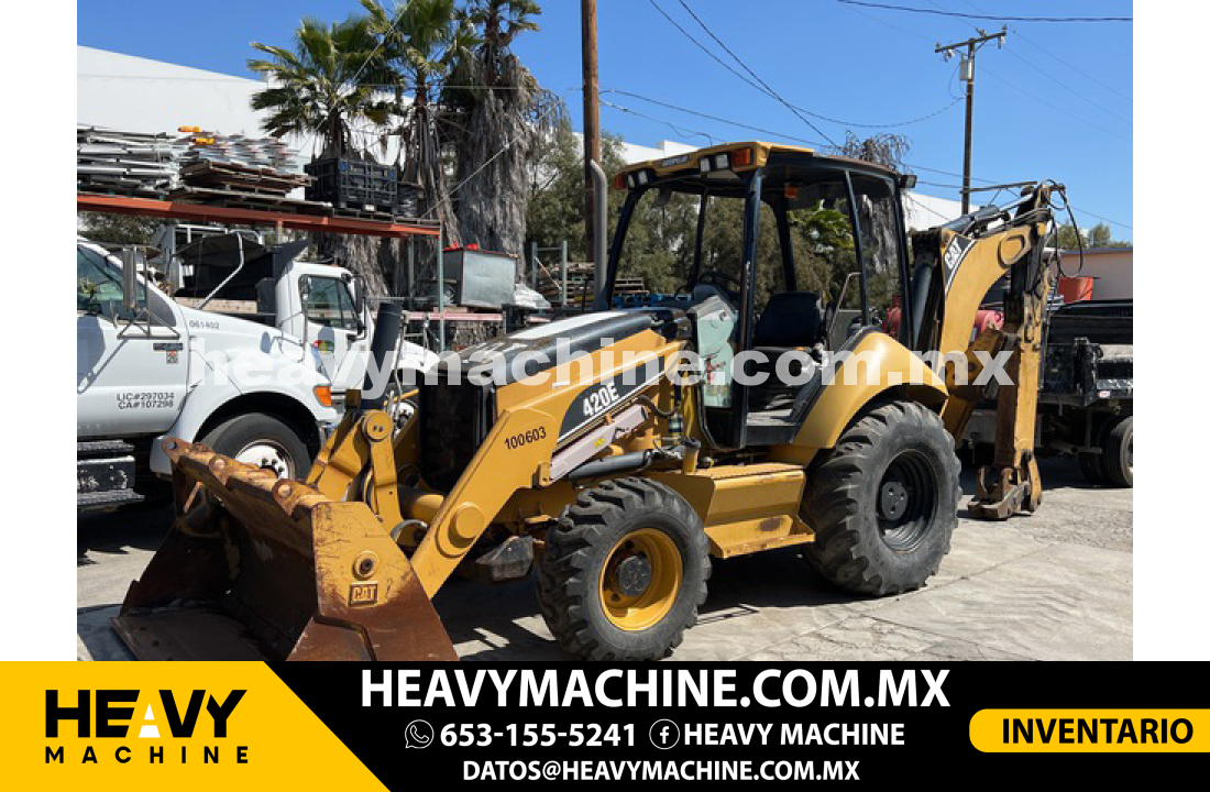 Maquinaria Pesada Retroexcavadora 2009 Cat 420 E